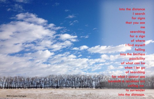 Into the distance copy