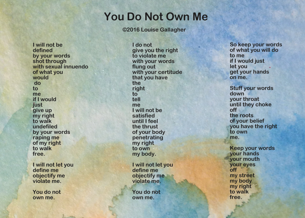 You do not own me copy